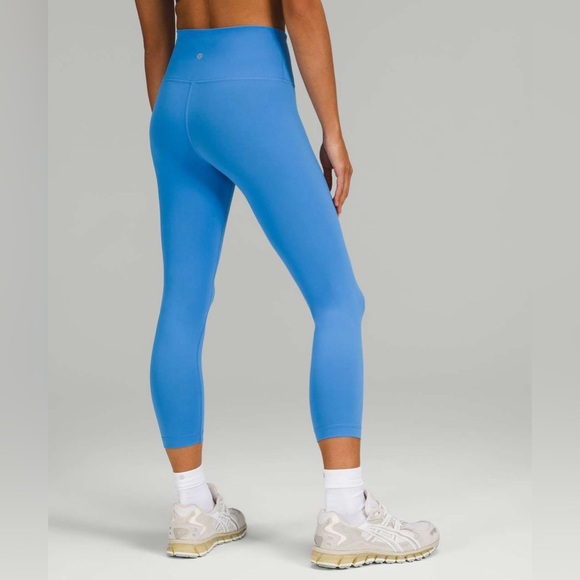 COPY - Lululemon Wunder Train High-Rise Crop 23" Blue Nile - Picture 1 of 10